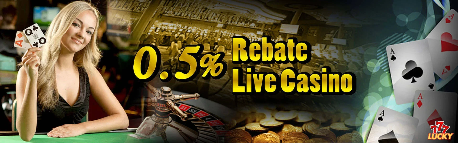 0.5% Rebate Live Casino